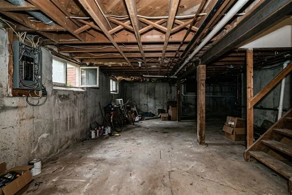 Basements before renovation