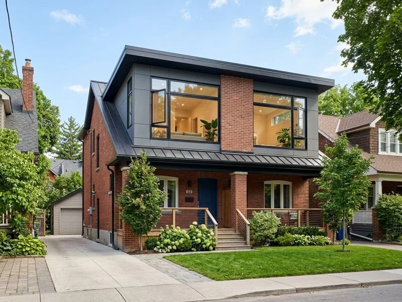 Completed second-storey home addition on a Toronto house