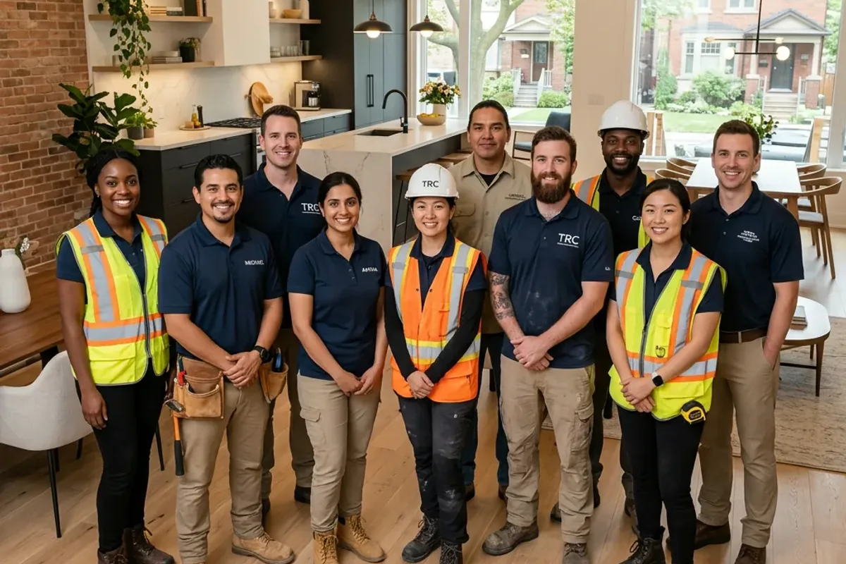 Whole House Renovation team on a project site