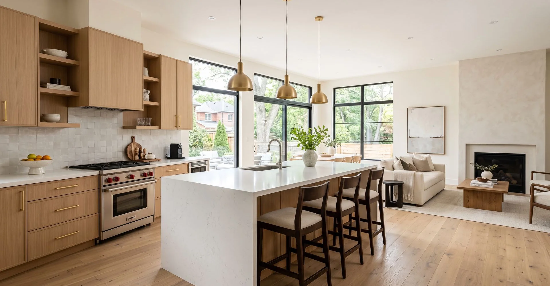 Renovated open-concept Toronto home interior